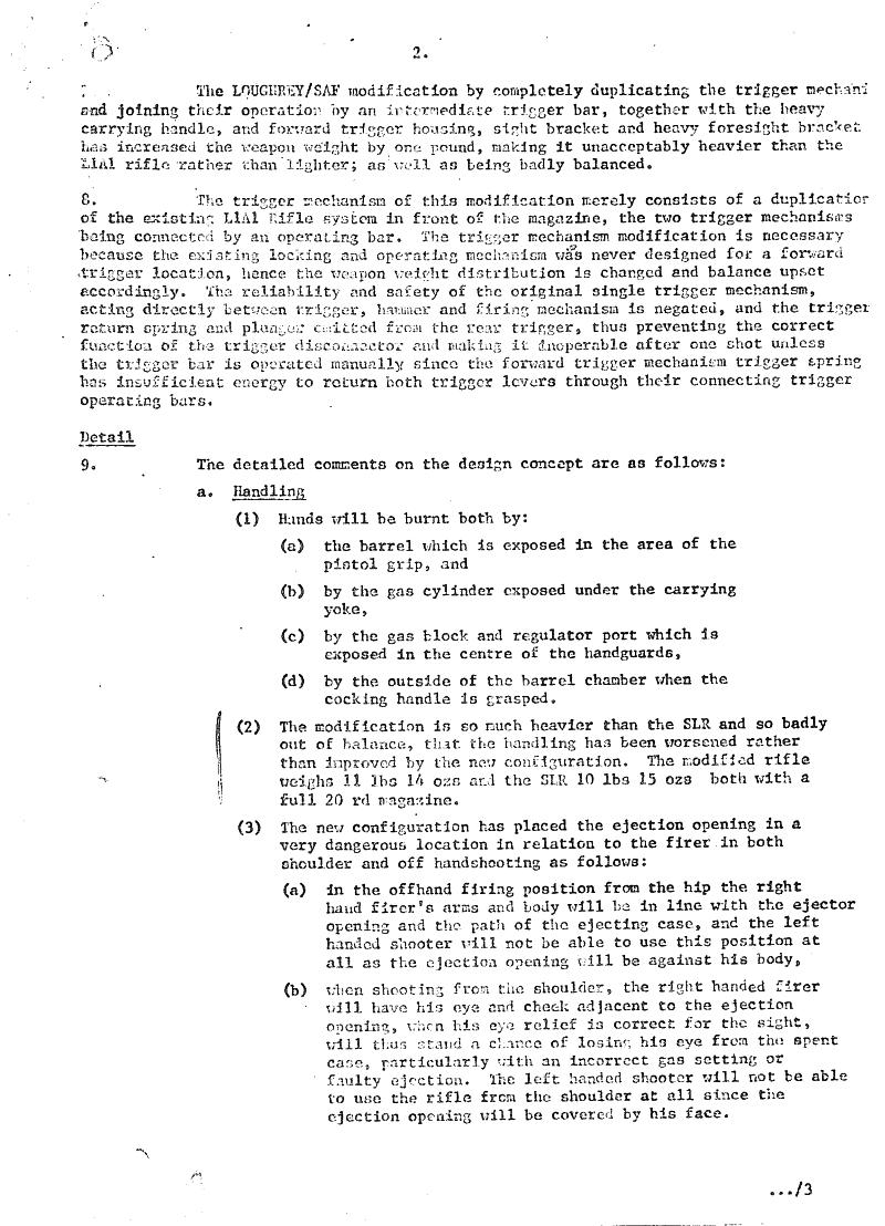 Report by LtCol Mike Chivers (British Army Retd) on value of RMC No2 Working Mockup